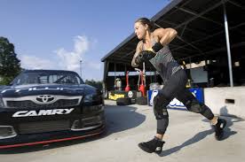 Where in less than 12 seconds, she and her team refuel the car and change the tires. Nascar Cup Christmas Abbott The First Female Pit Crew Member Racing News