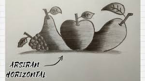  Tutorial Arsiran Horizontal Buah Buahan 1 Youtube