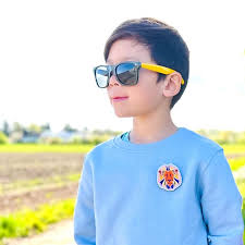 Kids Fun Sweater "Sky Rider 1" mit Zwei Austauschbaren Patches