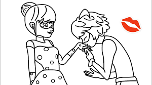 Paris is in trouble, and only you can save it from destruction! Miraculous Ladybug Cat Noir Dance Scene Coloring Book Marinette And Adrien Coloring Pages Youtube