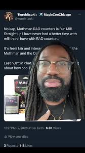 Ok I just HAVE to gush about #TheWiseMothman #mtgxFallout precon deck  because its gotten me to do something that i mever thoguht i would do…ENJOY  MILL! Tell me your thoughts and plans for how you’re ...