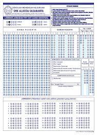 Contoh lembar jawaban ujian semester sd. Pin On Sd Soal