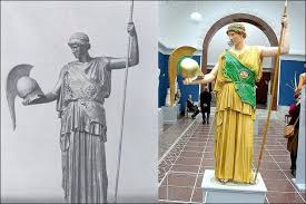 True Colors Of Ancient Greek And Roman Statues Moco Choco Roman Statue Greek Statues Ancient Greek Clothing