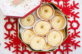 Festive Danish Butter Cookies Gemma S Bigger Bolder Baking Recipe Danish Butter Cookies Butter Cookies Spritz Cookie Recipe