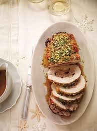 Stuffed Turkey Roast With Sausage And Pistachios Ricardo Recipe Stuffing Recipes Cooking Turkey Roasted Turkey
