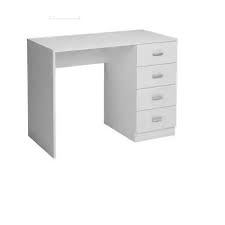Study Table 4 Drawers Oak Or White In 2020 Study Table Table Drawers