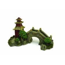 Rosewood Japanese Garden Bridge Aquarium Ornament In 2021 Japanese Garden Aquarium Ornaments Aquarium Decorations