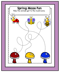 Tracing Lines Fun Fine Motor Skills Tracing Set Spring Fine Motor Skills Tracing Fine Motor Skills Motor Skills