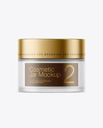 Download 20 Gold Matrial Packaging Ideas In 2020 Cosmetic Jars Jar Mockup Free Psd PSD Mockup Templates