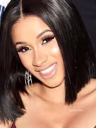 Buy Now Https Www Eseewigs Com 8a Unprocessed Remy Layered Human Hair Short Bob Wig 13x6 For Black Women Glueless La Cardi B Natural Hair Styles Human Wigs