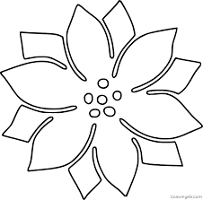 By best coloring pages february 3rd 2014. Poinsettia Coloring Pages Coloringall