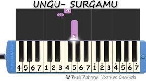 Surgamu Not Pianika Youtube