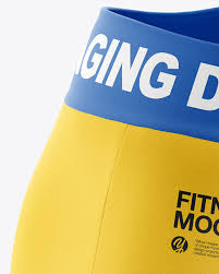 Download Women S Fitness Kit Mockup Front Half Side View In Apparel Mockups On Yellow Images Object Mockups