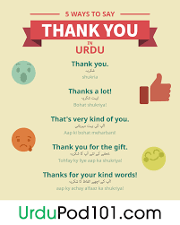 How to Say Thank You in Urdu - UrduPod101