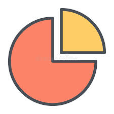 pie chart thirds stock illustrations 12 pie chart thirds