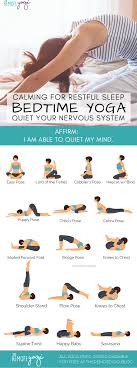 Relaxing Bedtime Yoga Free Printable Pdf In 2020 Bedtime Yoga Sleep Yoga Night Yoga