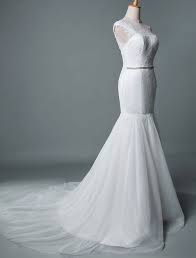 Check spelling or type a new query. Hochzeitskleid Mermaid Jewel Neck Sleeveless Hofzug Polka Dot Tull Brautkleider Milanoo Com