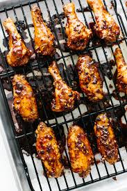 Broiled chicken wings are basted with barbecue sauce and then broiled to perfection in the oven and make a fabulous snack or game day appetizer. Soy Garlic Ginger Chicken Wings Downshiftology