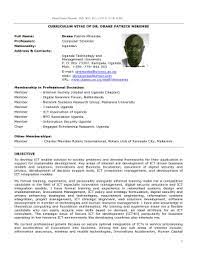 Ultimately, it should highlight why you're the best person for the job. Sample Of Cv For Job Application In Uganda Fill Online Printable Fillable Blank Pdffiller