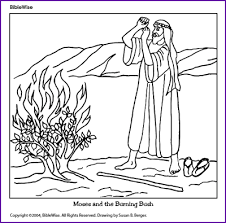 Sep 11, 2012 · one day, when moses was moving the sheep, he came to horeb, which was the mountain of god. Coloring Moses And The Burning Bush Kids Korner Biblewise