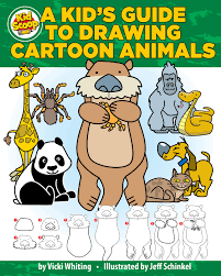 A Kid S Guide To Drawing Cartoon Animals Happy Fox Books From Kid Scoop Step By Step Instructions And Trace And Draw Sketches For Elephants Crocodiles Tigers Sea Horses Sharks Pandas More Whiting Vicki Schinkel Jeff How to draw a giraffe.