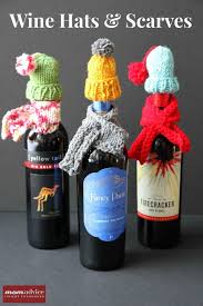 Free knitted slipper patterns are perfect for the holiday season and can easily be tailored to any person's personal style. Knitted Wine Bottle Hat And Scarf Momadvice