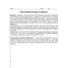Beowulf Kennings Identification Worksheet Poetry Worksheets Literary Elements Worksheets
