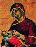 Icoana o reprezintă pe maica domului mijlocitoare. Icoana Galactotrofusa Maica Domnului Care Alapteaza Crestinortodox Ro