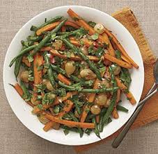 Carrots Green Beans And Pearl Onions With Chardonnay Sauce Recipe Finecooking Recipe Green Beans Fine Cooking Carrots And Green Beans