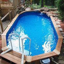Pin By Pool Pricer On Pool Beach Backyard Semi Inground Pools Pool Inground Pools