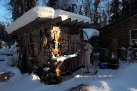 Jess and her boyfriend dusty move into a remote log cabin in the woods in point mackenzie, alaska. One Family S Life In The Wilderness Bbc News