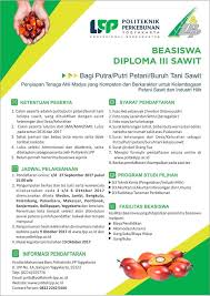 Lpp Beasiswa D3 Kelapa Sawit Kelapa Petani