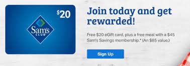 Spend $45, get a $45 egiftcard. How To Get A Sam S Club Membership For 5 The Thrifty Couple