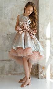 Angelica Hale Junona Silver Pink Sequin Special Occasion Dress Girls Holiday Dresses Wedding Dresses For Girls Baby Dress Design