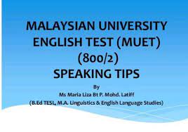 Ielts speaking tips, information, advice, model answers and topics to help you prepare successfully for your ielts speaking test. Tips Muet Incek Fhadli Fudzi Facebook