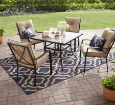 The chairs also come with weatherproof cushions, which reviewers say are built to last and incredibly cozy. Mainstays 5 Piece Patio Dining Set Only 199 Reg 300