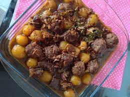 Semur daging giling smoor van gehaktballetjes. Semur Daging Giling Dan Kentang Ivinuvunk