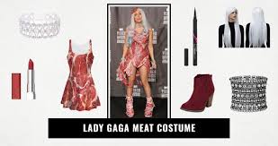 The dress has invoked the fury of animal rights group peta, as well as accusations that it could not surely have been made of real meat (gaga insists it was). Lady Gaga Meat Costume Complete Guide Usa Jacket