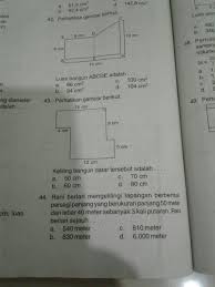 We did not find results for: Keliling Bangun Datar Tersebut No 43 Kalau Bisa Sama No 44 Brainly Co Id