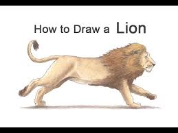 Our step by step guide to learn to draw a lion will soon have the kids drawing their own magnificent king of the jungle. How To Draw A Lion Running Color Youtube