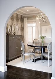 Poplar and hardwood solids with pecan veneers glass with silver leaf. Perfect Dining Chairs For Cozy Luxurious Or Bold Dining Spaces