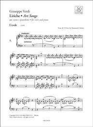 Many composers are missing of which some are essential: Giuseppe Verdi Liriche Art Songs Opera Musicroom Com