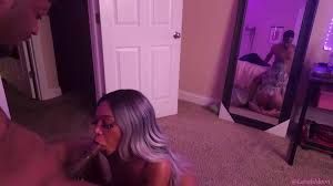 Free Gothic Lavah Moon Sucking Large Ebony Cock From Soft to Hard until  this guy Cums on her face Porn Video - Ebony 8