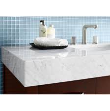 How to choose a bathroom vanity? Chunky Look Bathroom Counter For Masterbathroom To Raise The Counter Height Marble Vanity Tops Bathroom Vanity Tops Bathroom Top