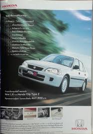 2001 honda city type z mobil