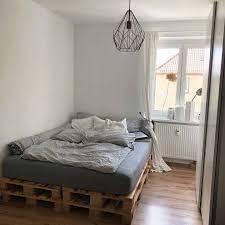 Arrange the four pallets on the ground and measure out the size of your mattress. 100 Diy Recycled Pallet Bed Frame Designs Easy Pallet Ideas