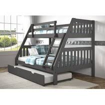 The matching twin trundle bed fits neatly under the bunk bed and slides out easily on casters. Bunk Trundle Kids Beds You Ll Love In 2021 Wayfair