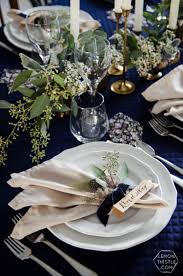 The guest list can range from an enormous extended the hostess with a talent for decor is well on her way to a reputation as an accomplished entertainer. Navy And Neutrals Dinner Party Lemon Thistle