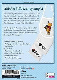 M ade with full and partial cross stitches. Cross Stitch Creations Disney Classic 12 Patterns Featuring Classic Disney Characters Other Walmart Com Walmart Com