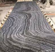 China Black Wood Vein Grain Serpeggiante Marble Slabs ...